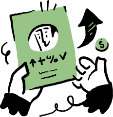 Ilustração representativa de Simular Subida de Juros